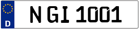 Truck License Plate